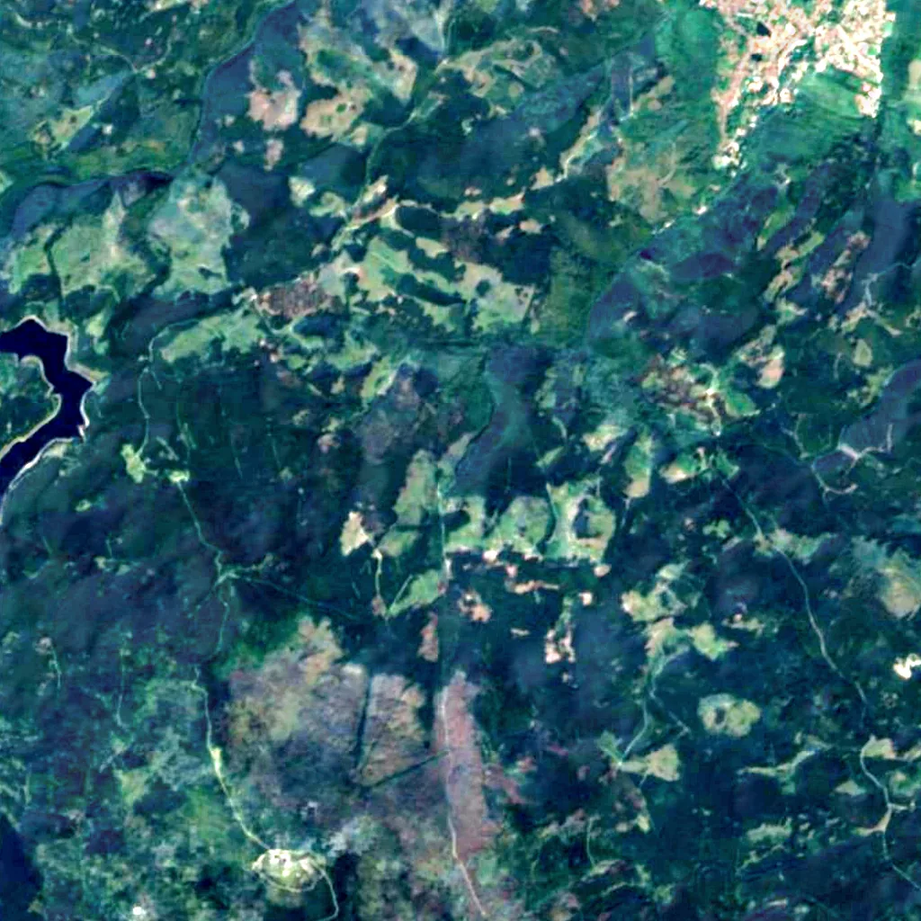 Ilsefälle seen from above (Sentinel-2)