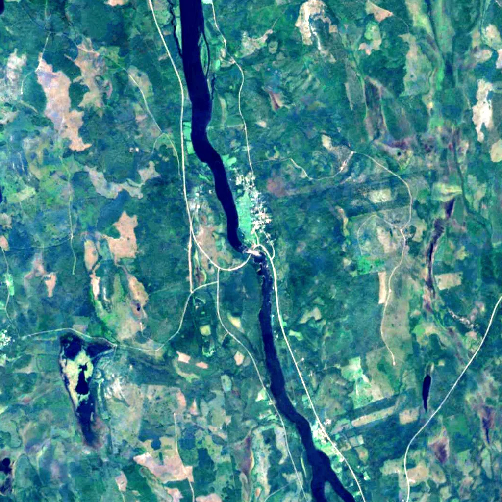 Jokkfall seen from above (Sentinel-2)