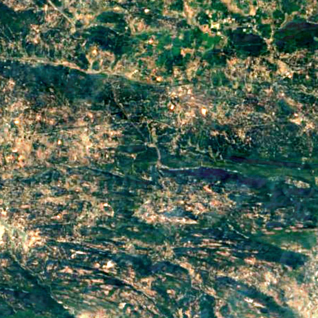 Jonha Falls seen from above (Sentinel-2)
