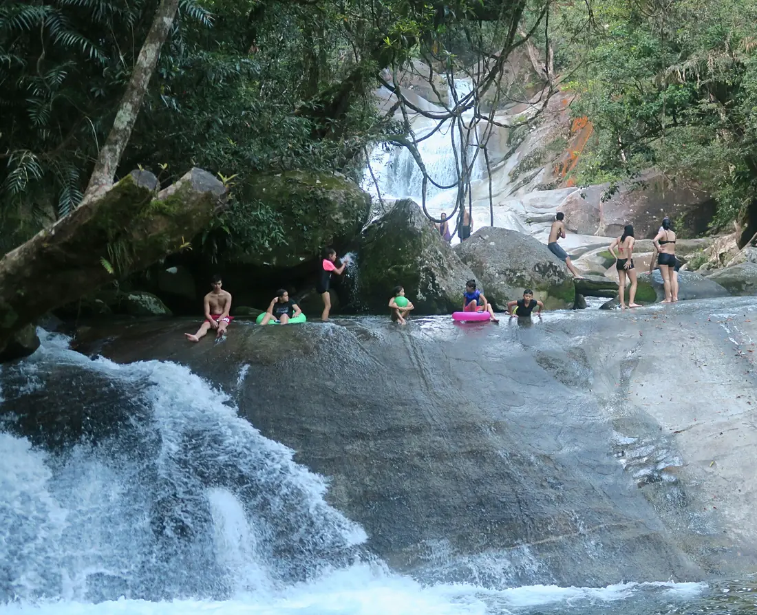 20161002164511 - A swarm of Kiwis mucking around at Josephine Falls. I spent the afternoon here after my Mt Bartle Frere climb. (30077489215)