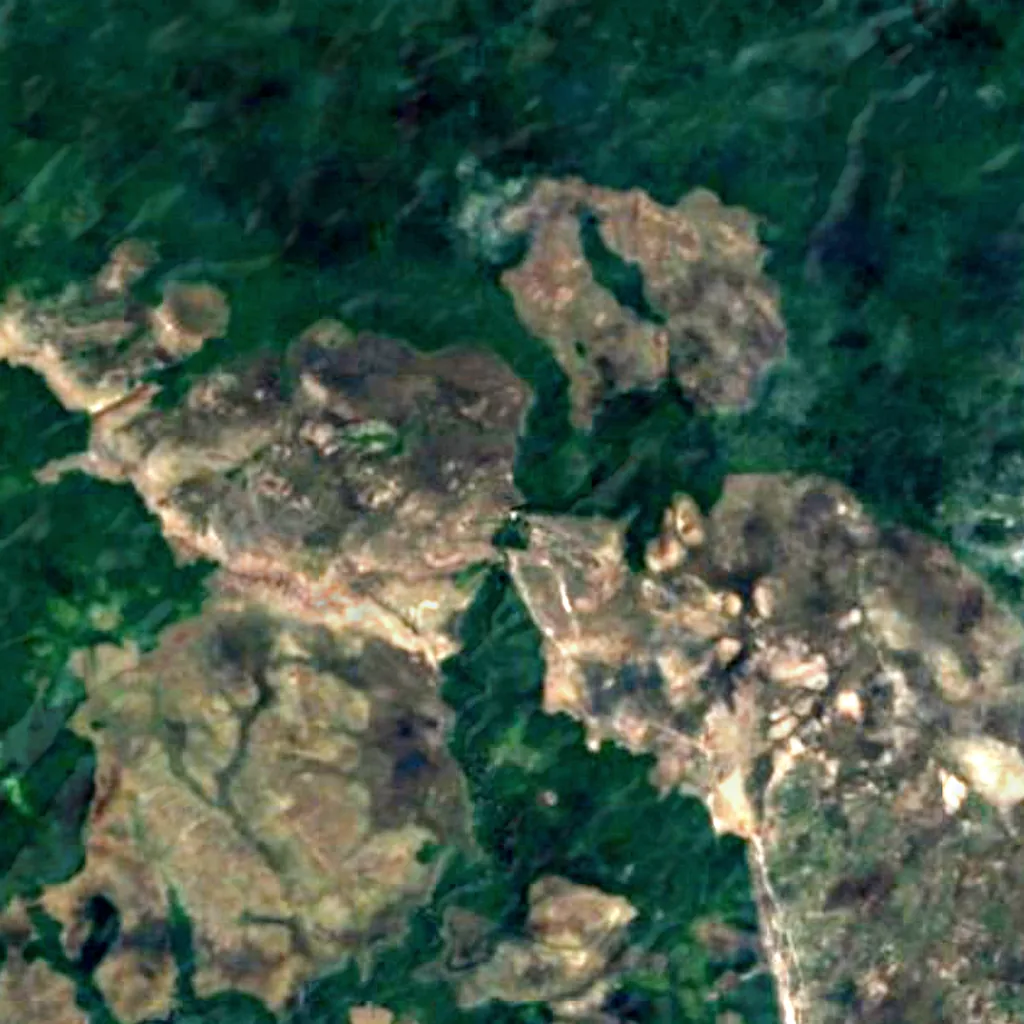 Karuay Falls seen from above (Sentinel-2)