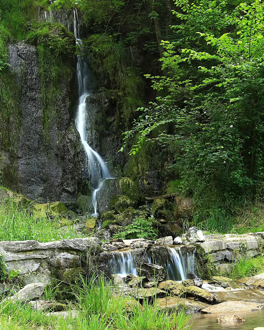 Königshuetter Wasserfall Long Exposure