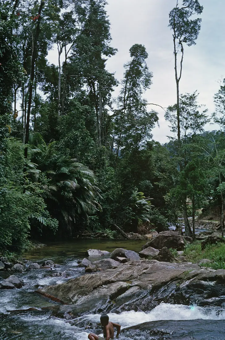 Kota Tinggi waterfall about 1962