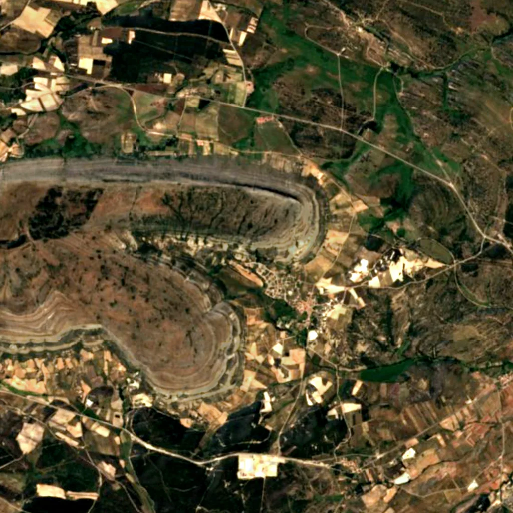 La Toba seen from above (Sentinel-2)