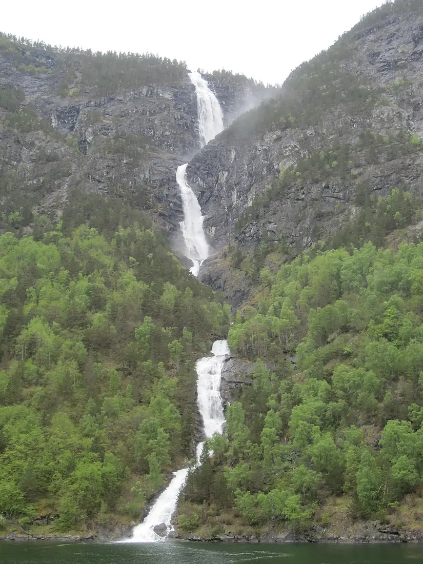 Waterfall in Sognefjorden, Norway