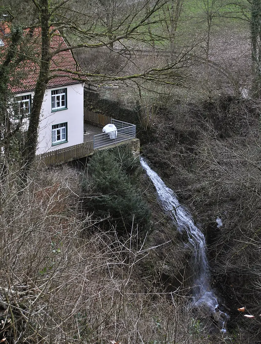 Langenfelder Wasserfall und Hoellenmuehle