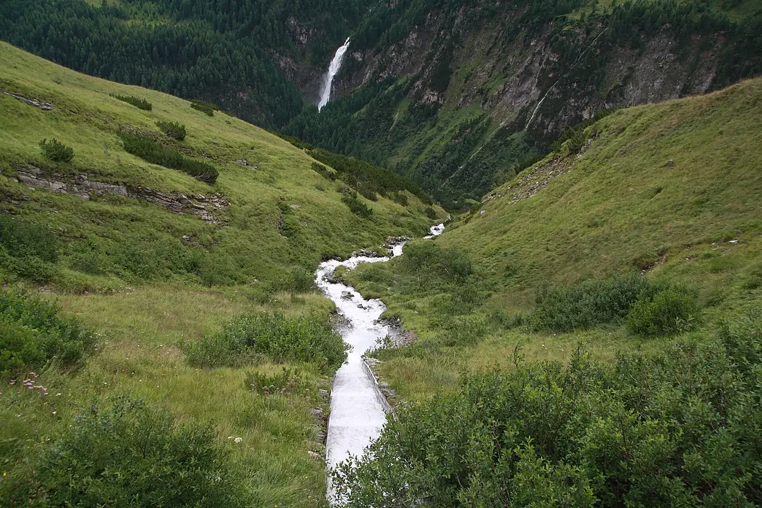 Fensterbach stream near Gletscherstrasse, Kärnten, Austria