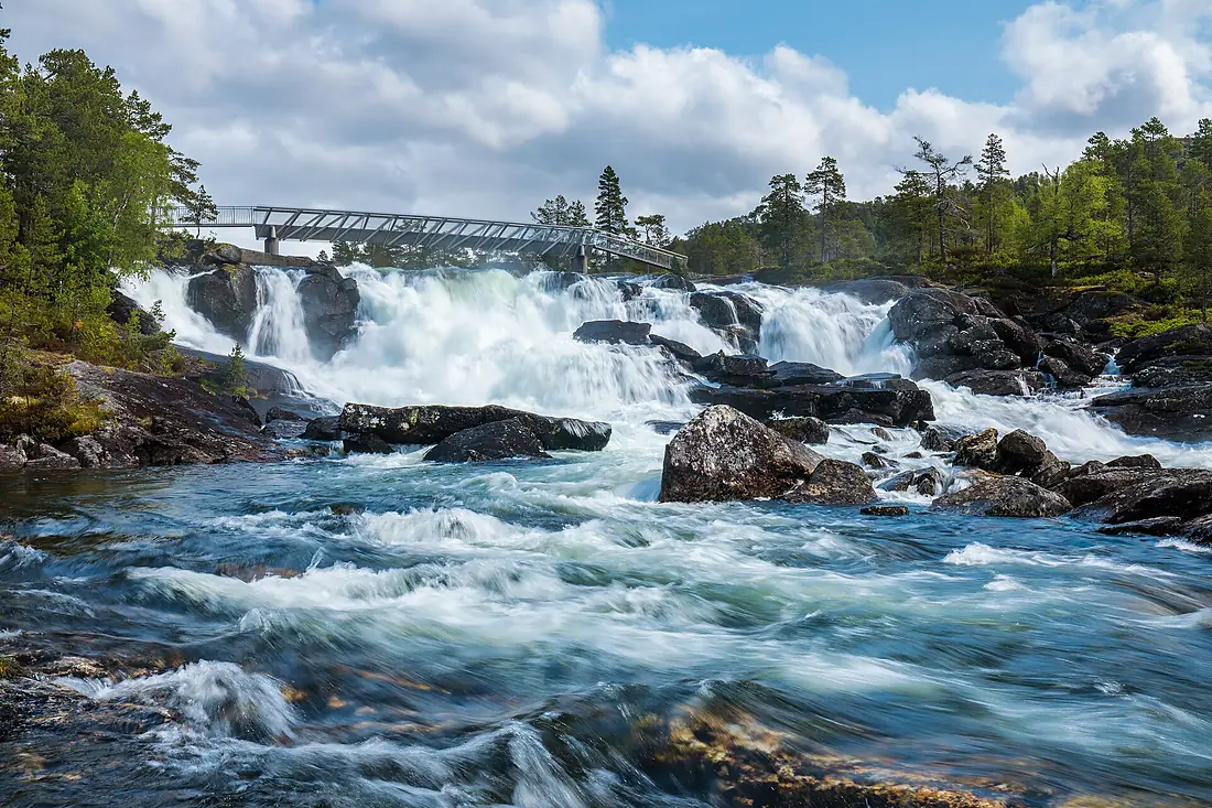 Likholefossen of Gaula river, Sunnfjord, Vestland, Norway, 2025 June - 2
