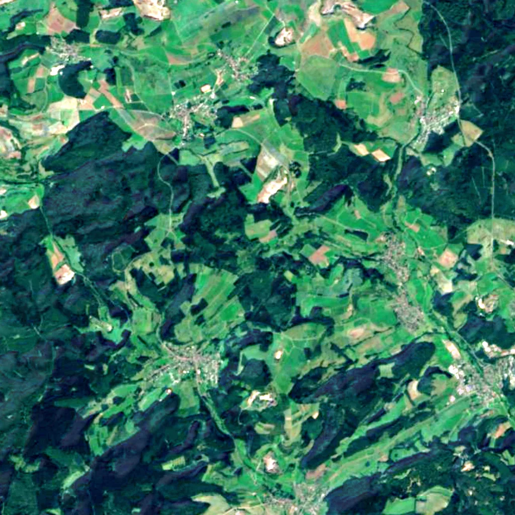 Little Kyll seen from above (Sentinel-2)