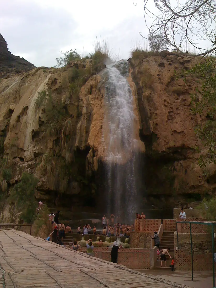 Ma'in Hot SpringsMaen Hot Waterfall