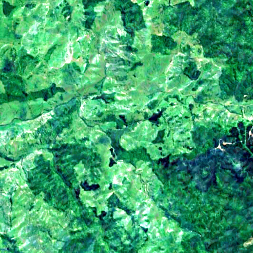 Marokopa Falls seen from above (Sentinel-2)