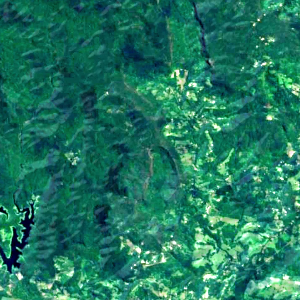Minyon Falls seen from above (Sentinel-2)