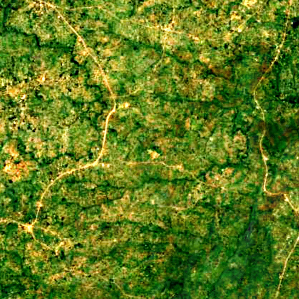 Miriadua waterfalls seen from above (Sentinel-2)