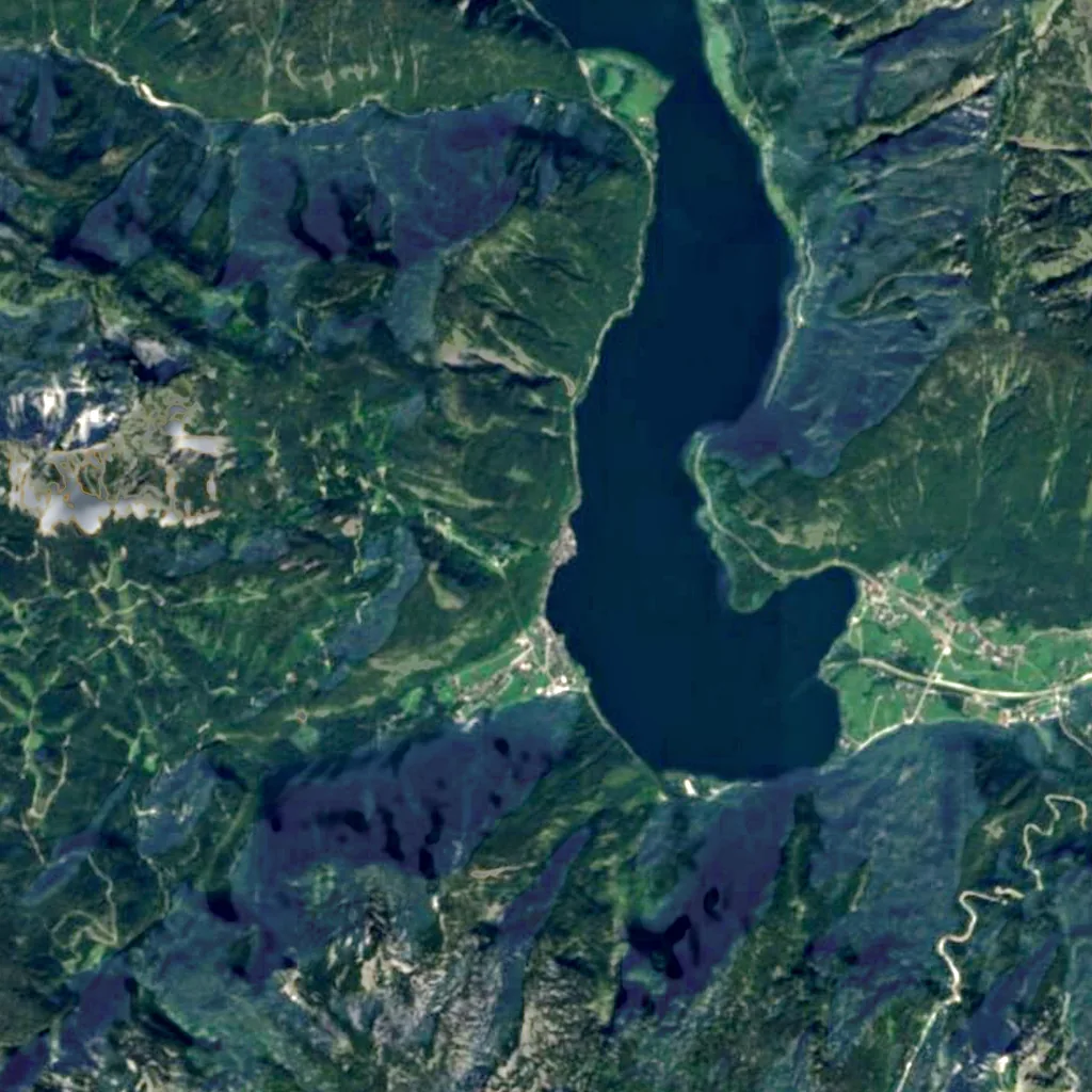 Mühlbach seen from above (Sentinel-2)