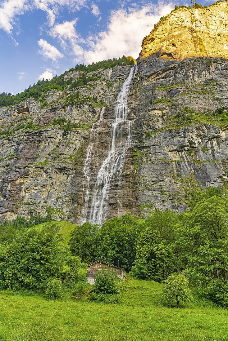 Mürrenbachfall - Lauterbrunnental BE - Sommer 2020 01