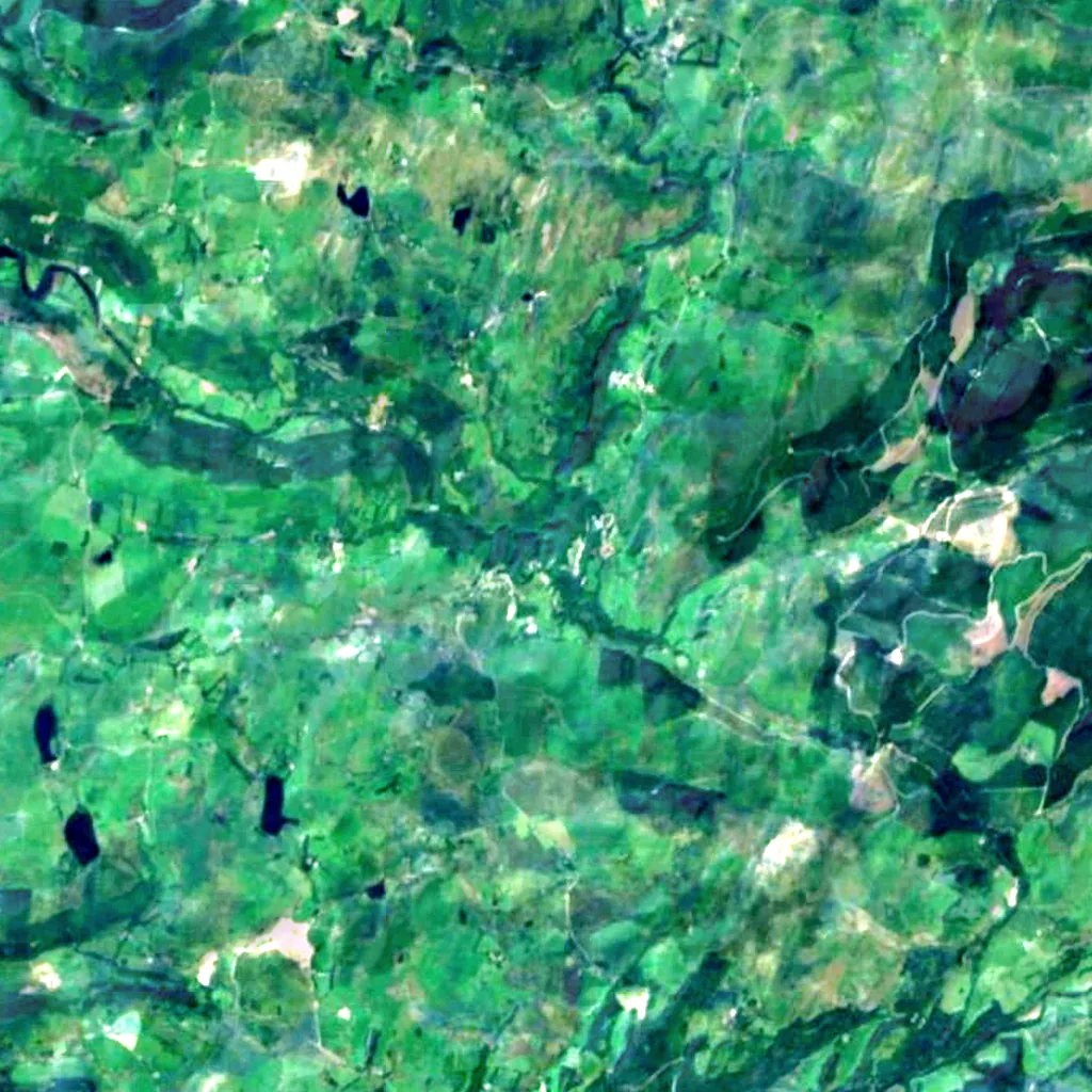 Mynach Falls seen from above (Sentinel-2)