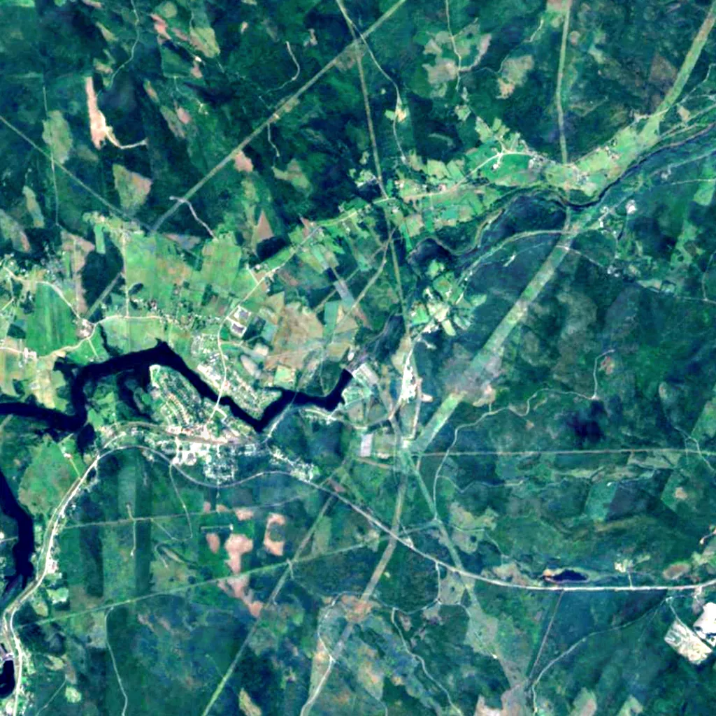 Nässeforsen seen from above (Sentinel-2)