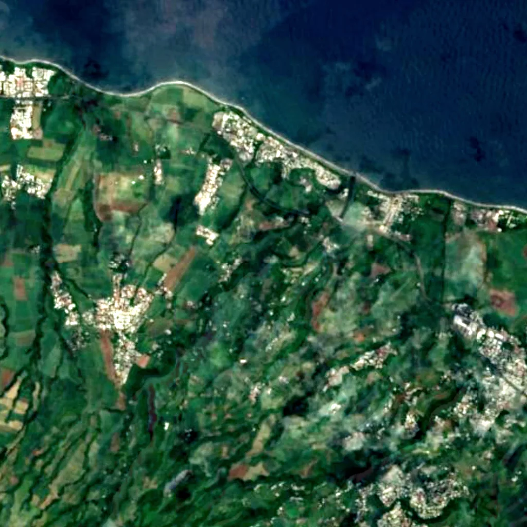 Niagara Fall seen from above (Sentinel-2)