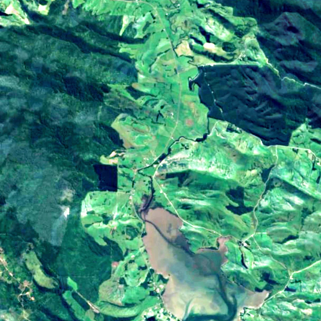 Niagara Falls seen from above (Sentinel-2)