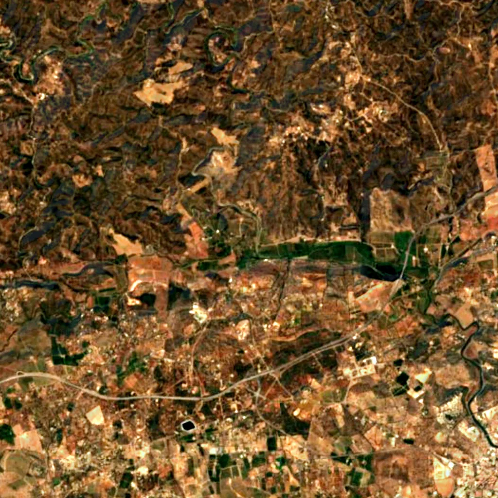 Pego do inferno seen from above (Sentinel-2)