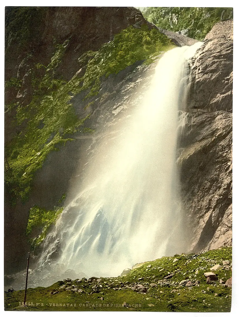 Vernayaz, Cascade de Pissevache, Valais, Alps of, Switzerland-LCCN2001703332