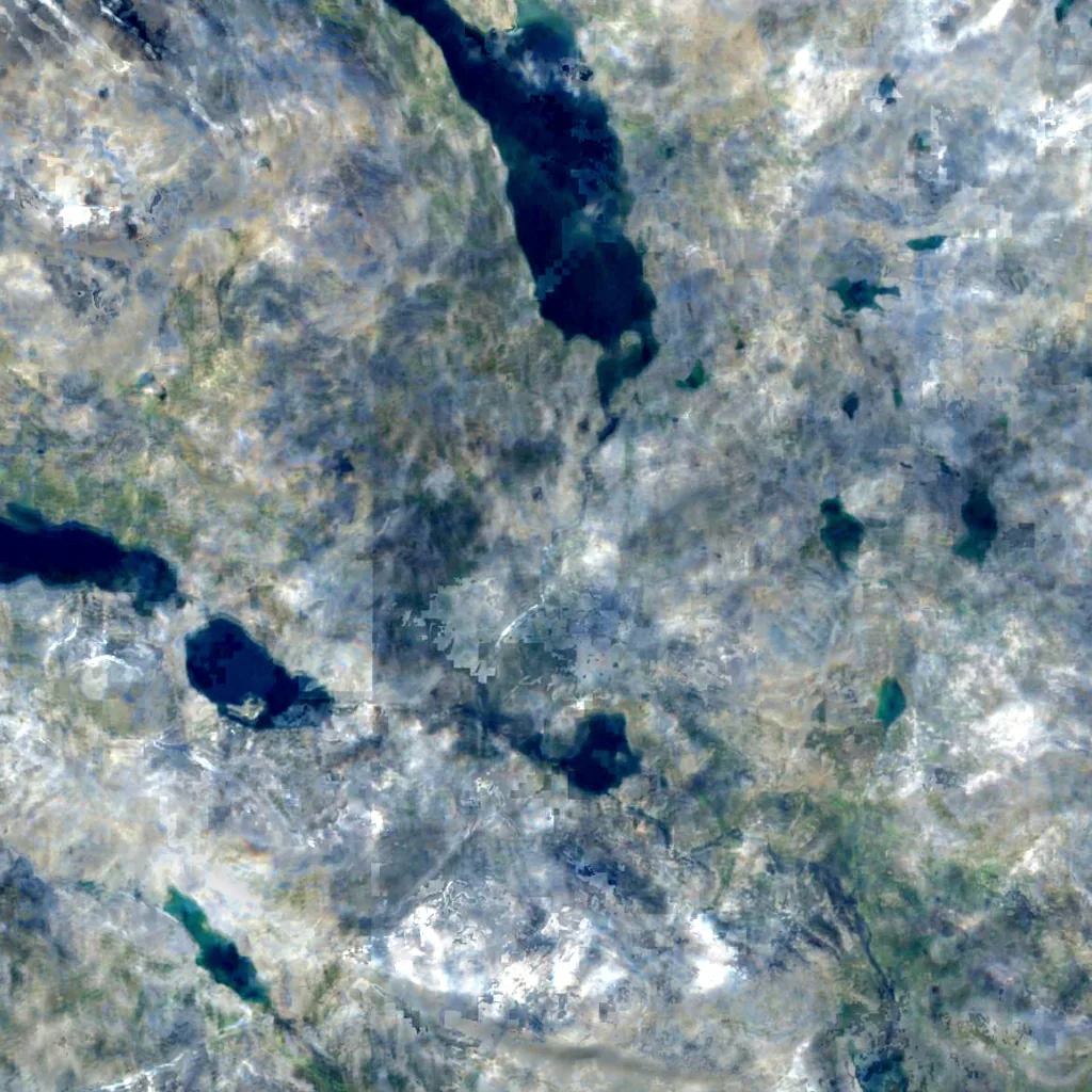 Pitsusköngäs seen from above (Sentinel-2)
