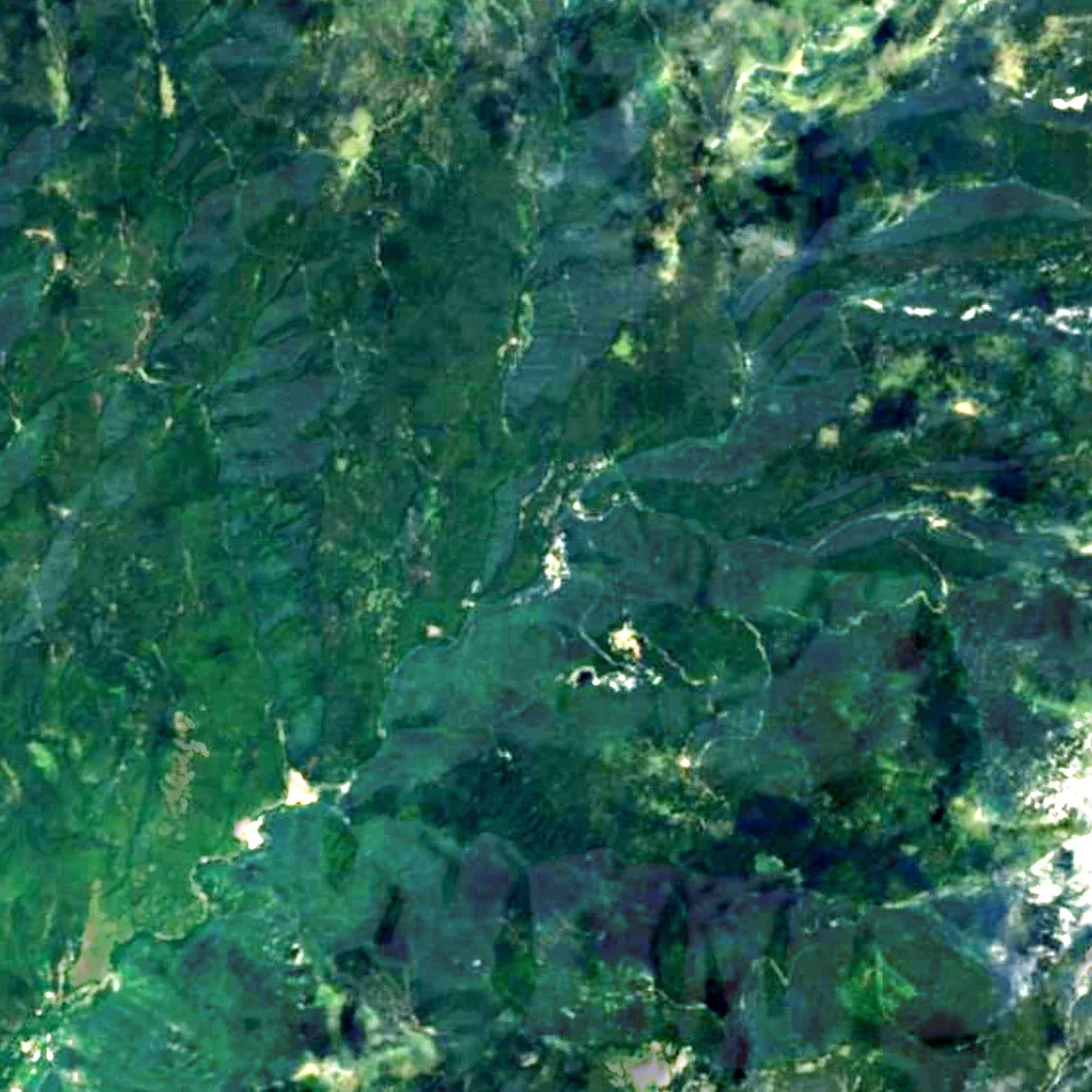 Popinolashki waterfall seen from above (Sentinel-2)