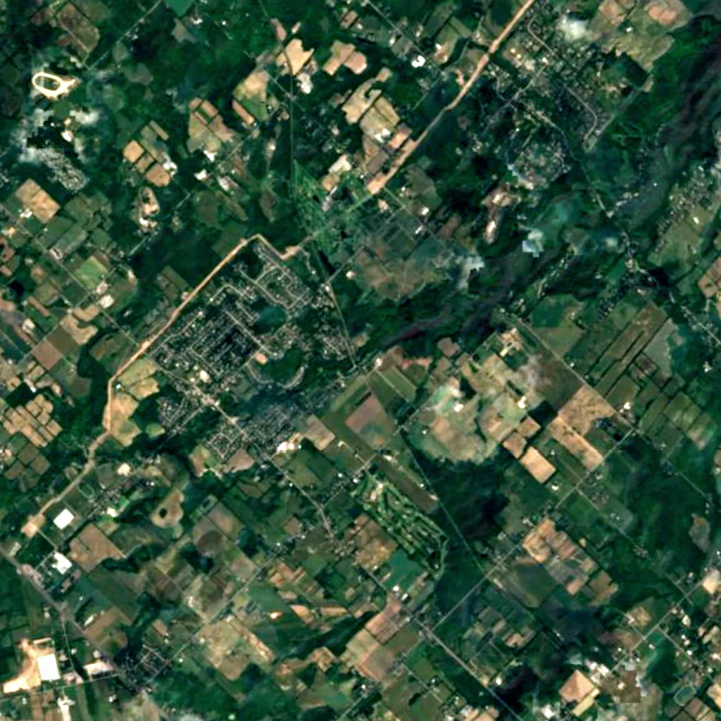 Progreston Falls seen from above (Sentinel-2)
