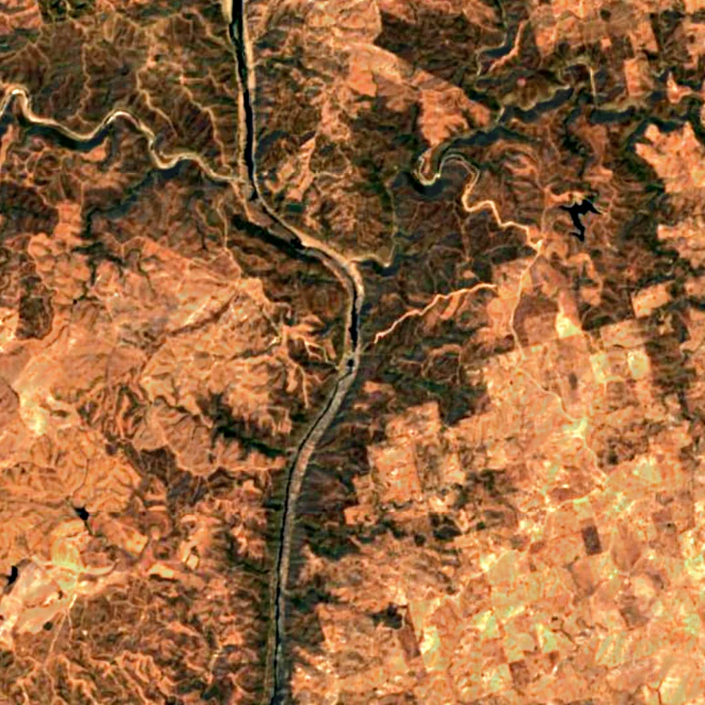 Pulo do Lobo seen from above (Sentinel-2)