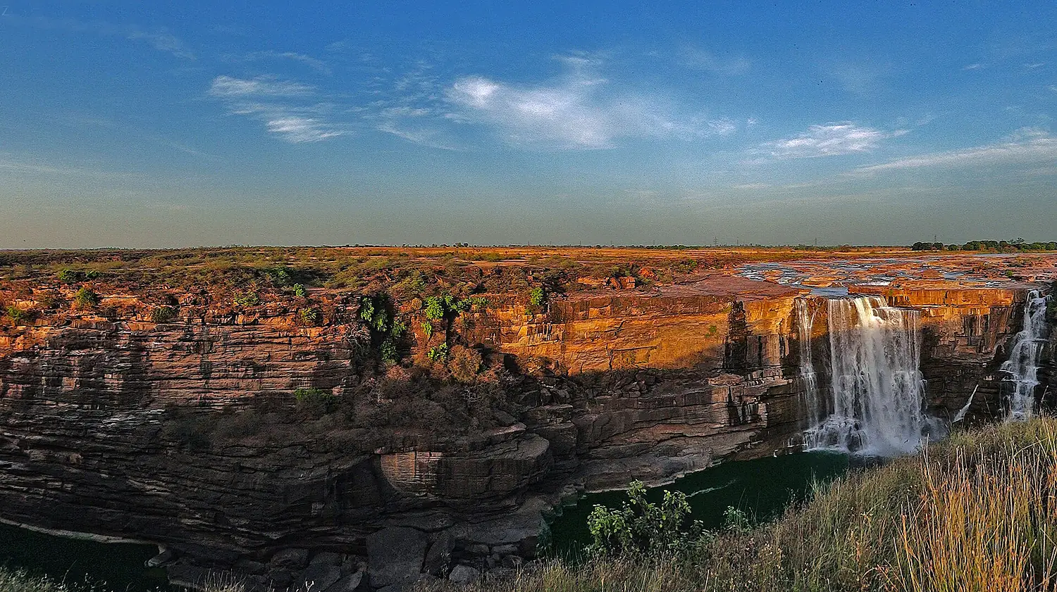 Purva Falls formed by Tons River