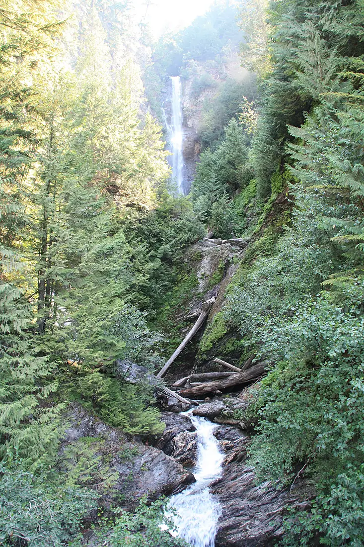 Rainbow Falls, Cascade from Bear Creek Drive on 28 July 2009, BC Canada - panoramio