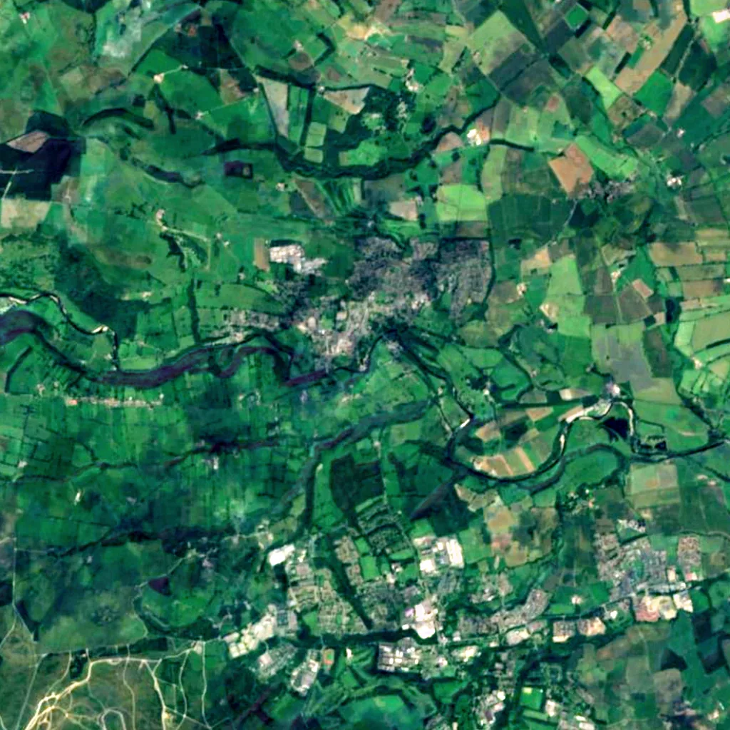 Richmond Falls seen from above (Sentinel-2)