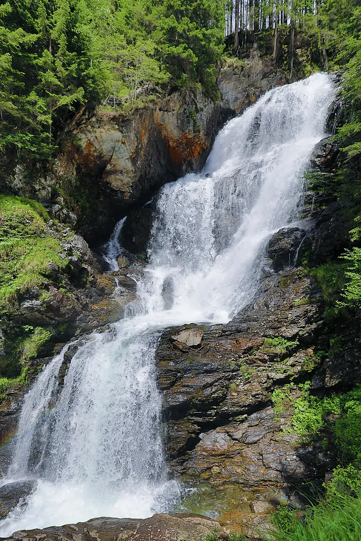 Schladming - Riesachfälle, kleiner Wasserfall, obere Bereich