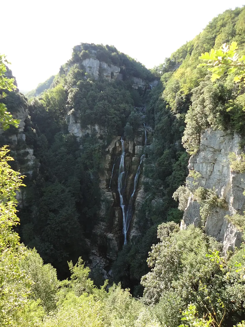 Cascata del Rio Verde Borrello - luce mattutina