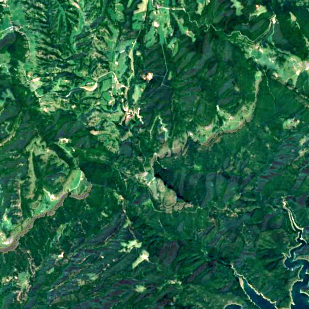 Salt de Sallent seen from above (Sentinel-2)
