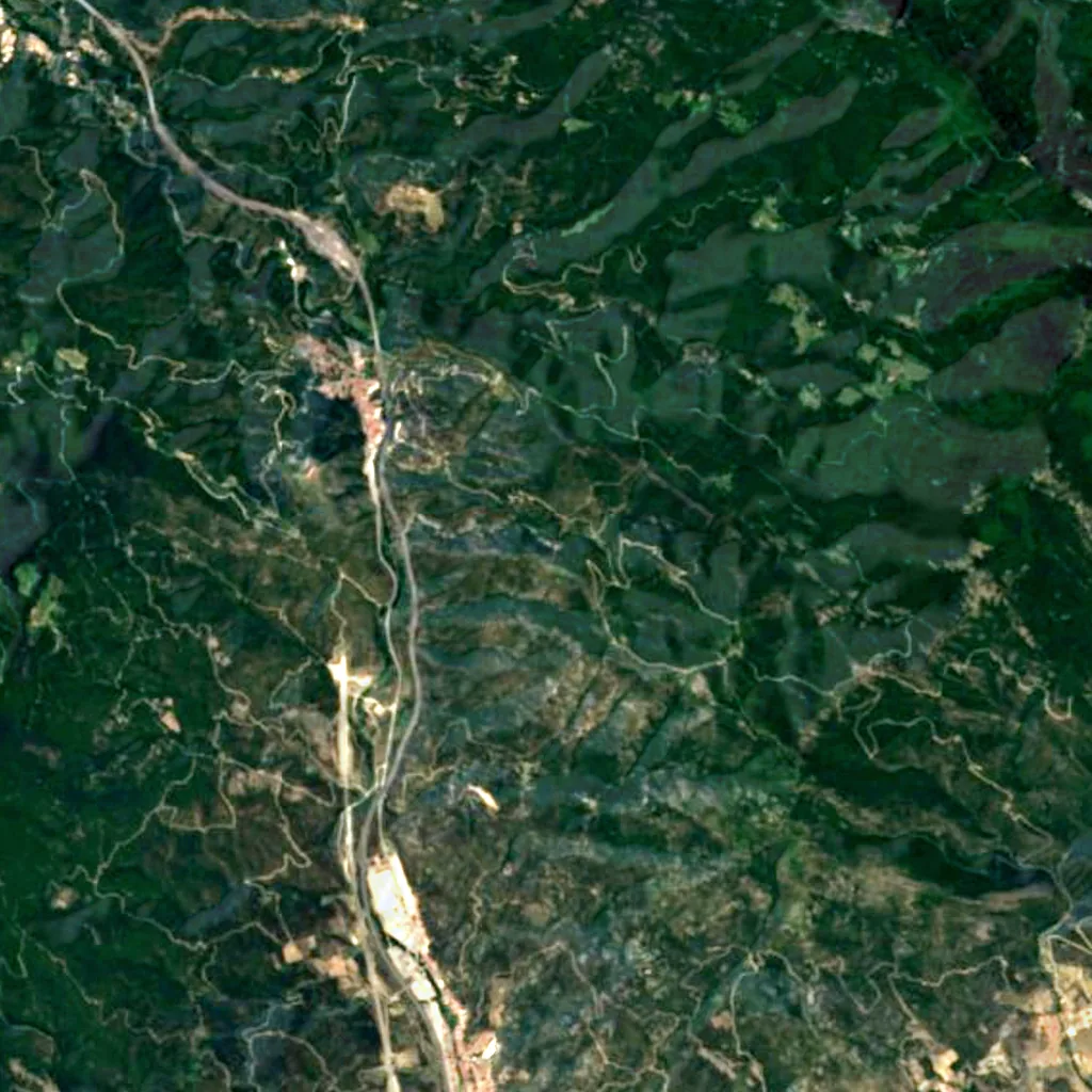 Salt del Fitó seen from above (Sentinel-2)