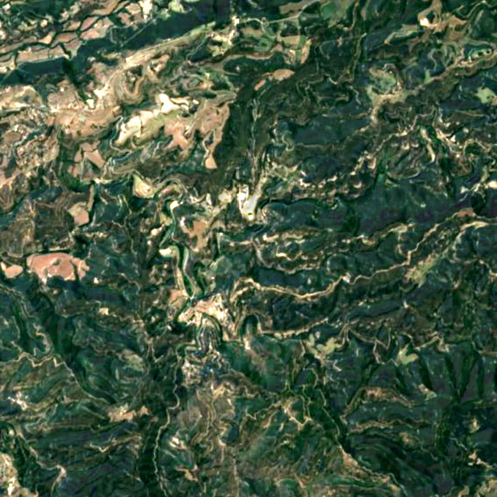 Salt del Torrent de Colljovà seen from above (Sentinel-2)