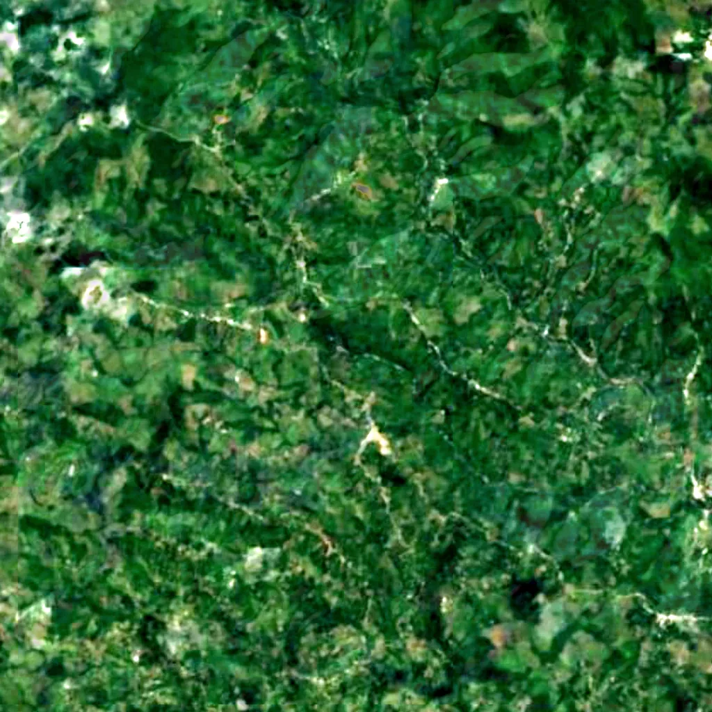 Salto de Bordones seen from above (Sentinel-2)