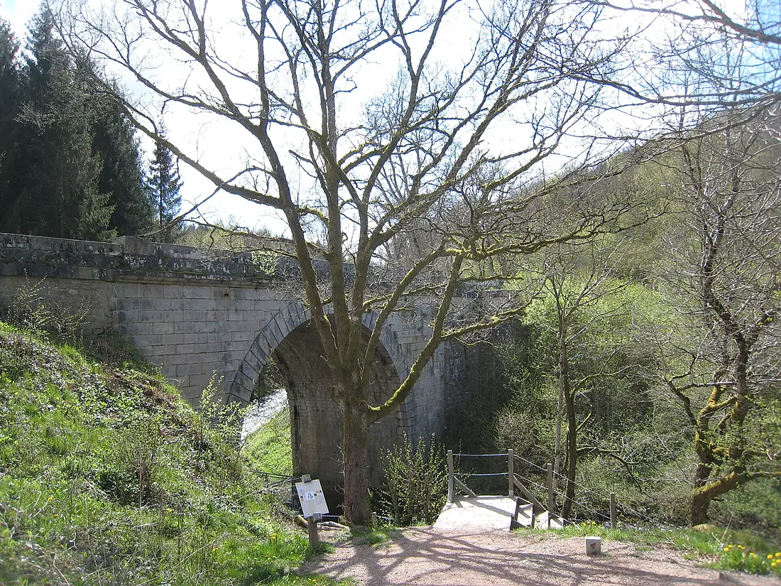 Départ du sentier du saut de Gouloux