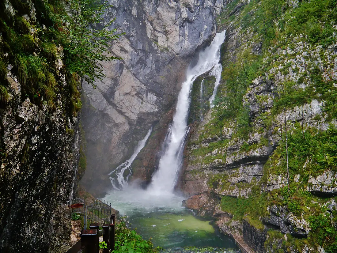 Bohinj Savica-Wasserfall 2