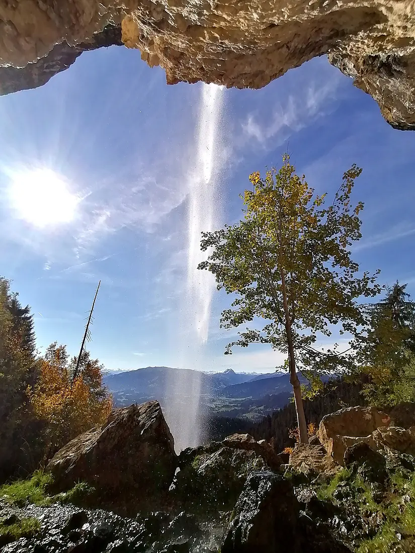Schleierwasserfall im Herbst I