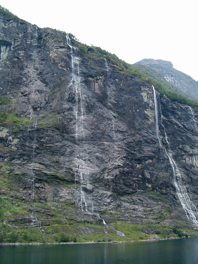 Seven Sisters Waterfall in Geirangerfjord, Norway