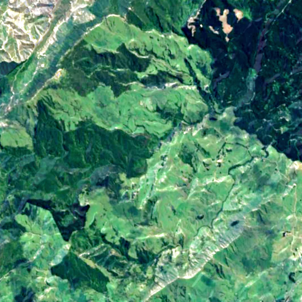 Shine Falls seen from above (Sentinel-2)