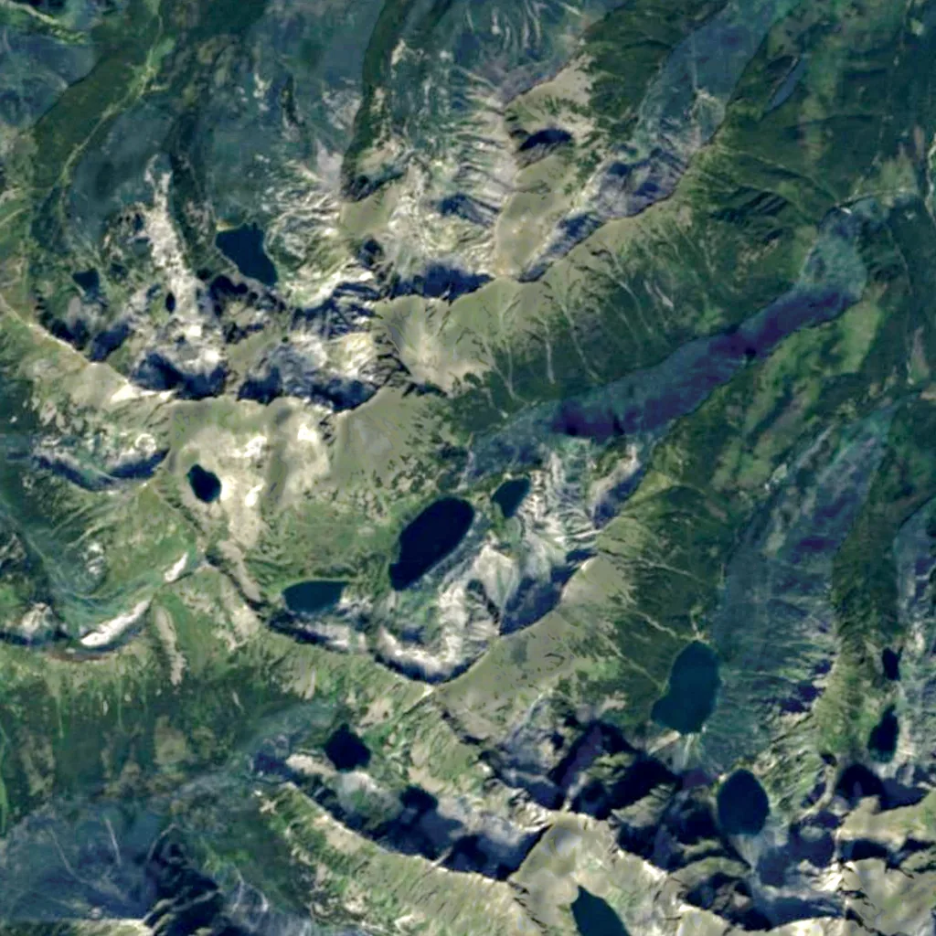 Siklawa seen from above (Sentinel-2)