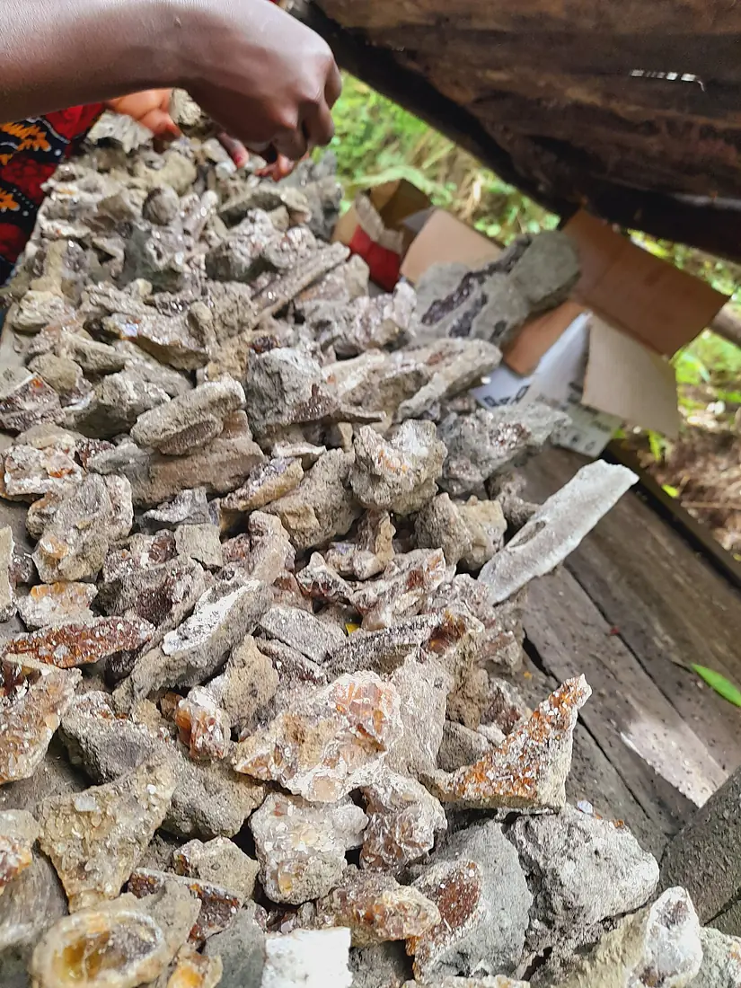 Interesting rocks around Sipi falls