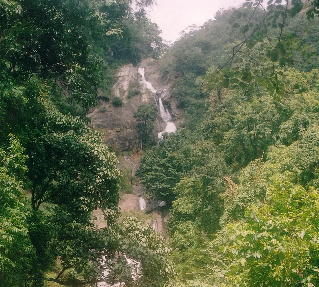 Siruvani Falls view from path 2 falls