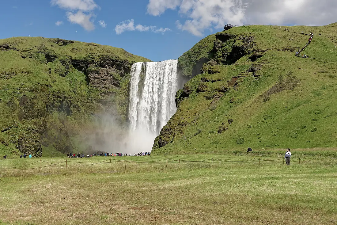 Skógafoss Waterfall, Iceland, 20240720 1318 2975