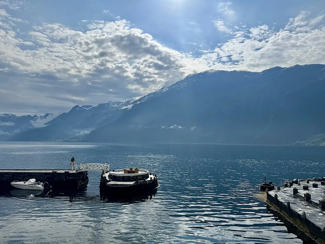 View of Sørfjorden from Hotel Ullensvang
