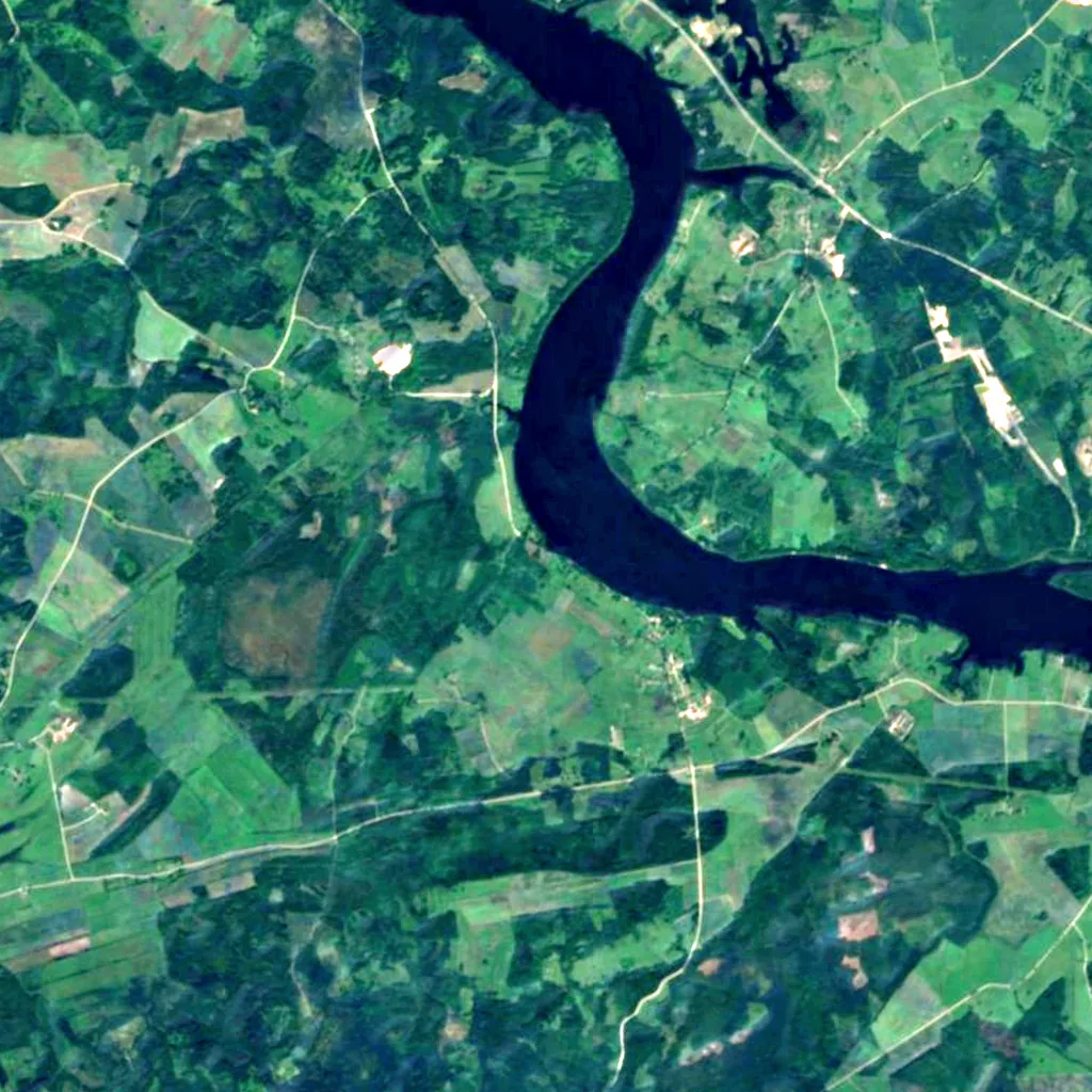 Staburags seen from above (Sentinel-2)