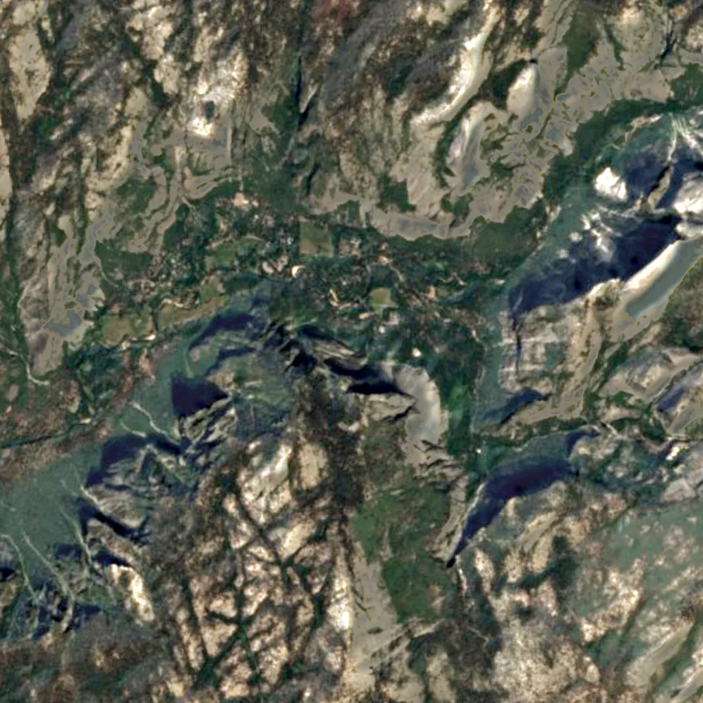 Staircase Falls seen from above (Sentinel-2)